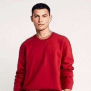 Valentino Rockstud Embellished Red Sweatshirt - 07/24
